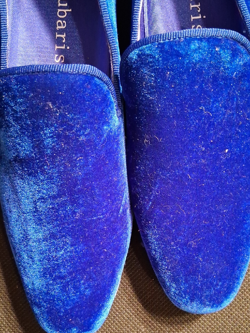 Mens Blue Uubaris Dress Shoes - Picture 3 of 9